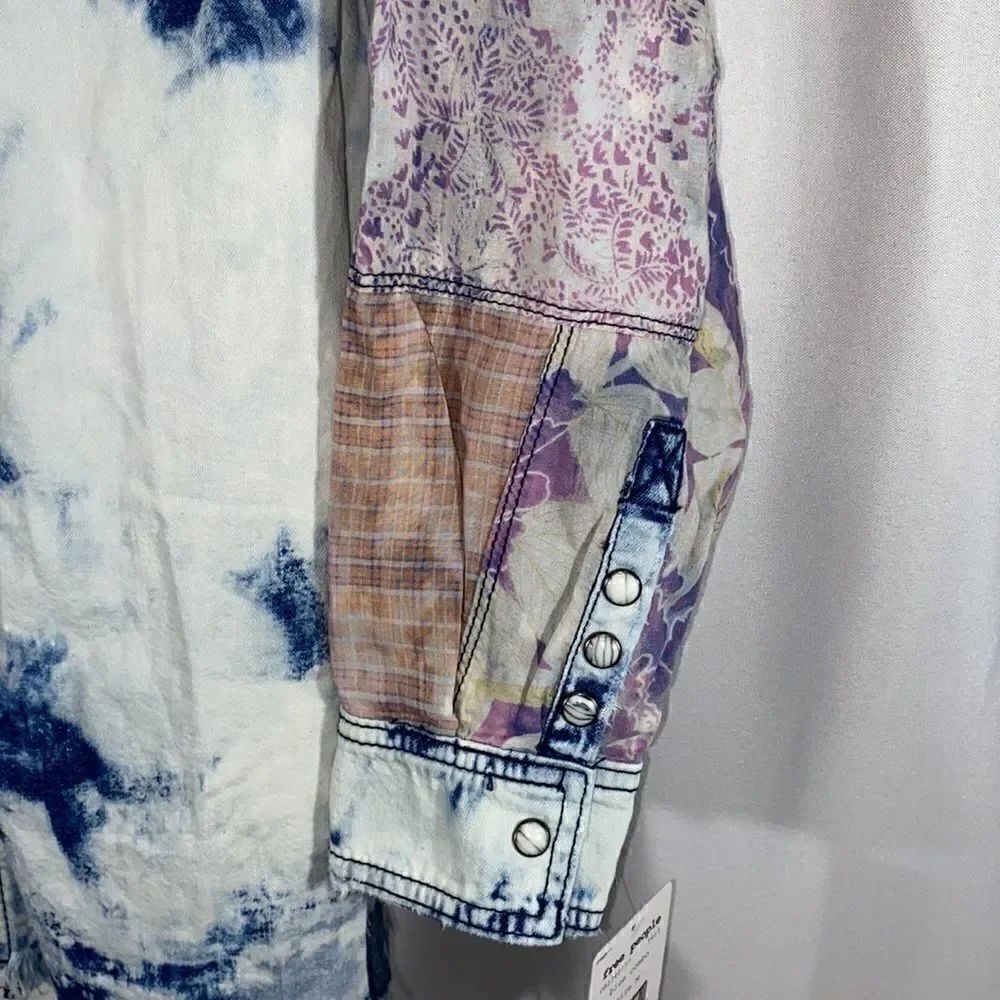 FREE PEOPLE SUNSHINE COAST PATCHWORK TOP NWT - Picture 10 of 12